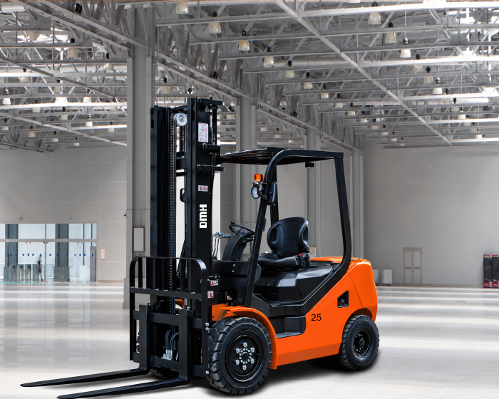 DMH X Series diesel forklift shown in the manufacturer brochure